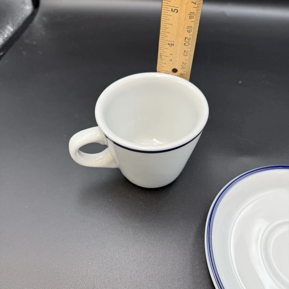 (1) Fish Cup by Lubiana And (1)‎ Saucer by Ten Strawberry Street Poland